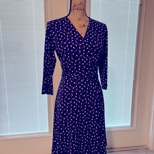 Flattering wrap-style dress